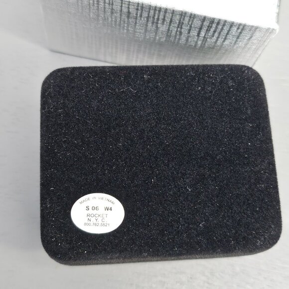 Kay Jewelers Black Velvet Jewelry Box With Silver Gift Box - Picture 4 of 6